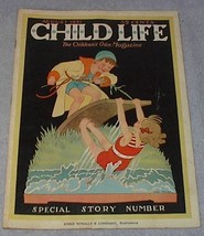 Child Life Magazine August 1931, Rand McNally Hazel Frazee - $24.95
