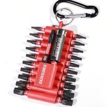 Geinxurn Impact Torx Screwdriver Bits Set22 Pcs 1&quot;/2&quot; Magnetic T7-T40 S2... - $14.43