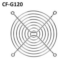 Chrome Metal Fan Guard/Grill For 120Mm (4.72 Inch) Cpu Fan, - $12.99