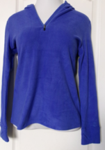 Cuddl Duds Long Sleeve Hoodie Size Mrdium Blue - $12.85