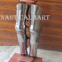 NauticalMart Renaissanc Armor Reenactment Medieval Steel Leg Guards - £153.00 GBP