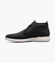 Stacy Adams Eastmont Plain Toe Elastic Lace Chukka Boot Black 25748-001 image 4