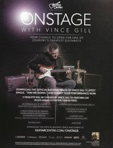 Vince Gill Onstage Fender Stratocaster Guitar Center 2016 advertisement ... - $4.23