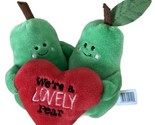 Ganz We&#39;re a Lovely Pair Plush  Heart Pair Love Gift NWT Valentine - £6.69 GBP