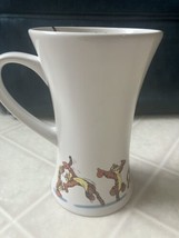Disney Winnie the Pooh Jumping Tigger Tall Latte Coffee Mug Cup 16oz Hourglass - $25.23
