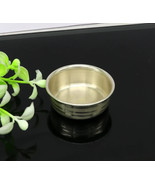 999 fine solid silver handmade small bowl for baby or temple puja  sv103 - $134.46 CAD