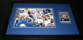 Al Unser Jr Signed Framed 11x17 Photo Display - £54.91 GBP