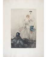Louis ICART Etching Hand Signed and numbered Miss Liberty 1917 - $42,650.58 MXN