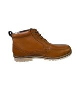 Clarks Men Chukka Boot Casual Work CI9792 Morris Up Leather Brown Size 12 W - $89.10