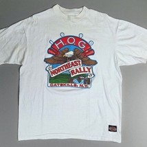 Vintage Harley 1990 HOG Northeast Rally Single Stitch T shirt Sz L/XL Ca... - $59.95