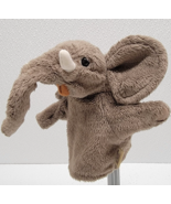 Folkmanis Little Elephant Gray Hand Puppet Cute Soft - $18.45 CAD