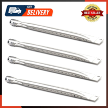 Grill Burner Tube 4 PC Universal Stainless Steel Pipe Tube BBQ Gas Repair Parts - £25.08 GBP