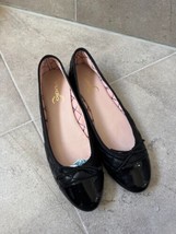 Studio C Black Quilted Faux Leather Flats Drivers Soles SZ 41 NWOT Spain - $48.51