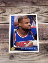 1993-94 Upper Deck New Jersey Nets Basketball Card #376 Benoit Benjamin - $1.50