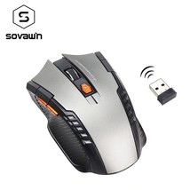Mouse Gamer 2.4ghz Wireless Computer PC Laptop Profissional Game 1600dpi 2000dpi - £10.41 GBP