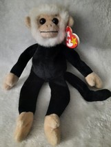 Ty Beanie Original Baby Collection Mooch The Black Spider Monkey Heart+Hush Tag - £4.11 GBP