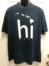 Mens XL Black Hawaii Islands T-shirt - £5.53 GBP