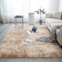 Fuzzy Abstract Area Rugs for Bedroom Living Room Fluffy Shag Fur Rug - £22.82 GBP