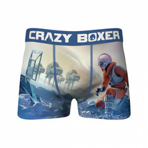 Star Wars Hoth Luke vs AT-AT Battle Scene Men&#39;s Crazy Boxer Briefs Multi-Color - £17.17 GBP