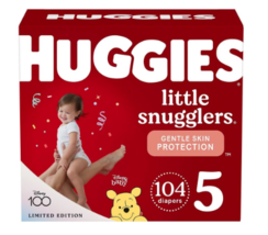 Huggies Baby Diapers Size 5 (ct 104)104.0ea - $65.99