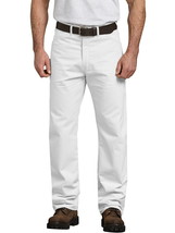 Dickies Men&#39;s Basics Professional Painter Pants White Size 30x32 - $39.59