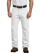 Dickies Men&#39;s Basics Professional Painter Pants White Size 30x32 - £30.96 GBP