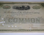 The Baltimore Ohio Railroad Company B&amp;O Stock Certificate Vintage 1905 #... - $12.99