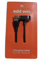 Add Onn. 3 foot USB Charger Cable for Fitbit Inspire HR New Sealed - £7.20 GBP