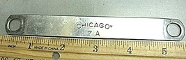 ROLLER SKATE one JUMP BAR  5 11/16 &quot; LONG MARKED CHICAGO 7A  - $4.00