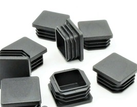 1 3/4&quot; In Black Square Tube End Plug  Square Tube Cap  USA  24 Plugs per Package - £18.01 GBP