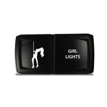 CH4x4 Rocker Switch V2 Girl Lights Symbol - Horizontal - White LED - £13.47 GBP