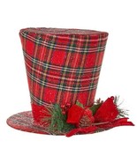 Raz Imports tree topper red hat Charles Dickens 4106125 7” tall  white r... - $479.69 MXN