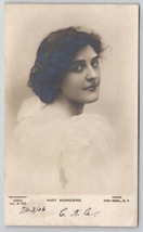 Mary Mannering Edwardian American English Stage Actress Real Photo Postcard C36 - £9.98 GBP