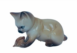 Danbury Mint Cats Character Kitten Figurine anthropomorphic vtg What&#39;s T... - $29.65