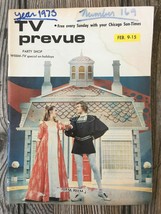 Chicago Sun-Times Tv Prevue | Party Shop: WBBM-TV Holiday | February 9-15, 1975 - £12.44 GBP