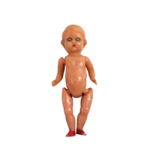 Vintage Baby Doll Open Close Sleepy Eyes Tiny Small Plastic 3&quot; Toy Little - £11.83 GBP