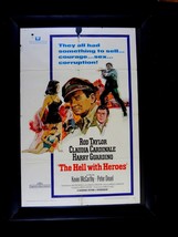 Hell With HEROES-ROD TAYLOR-CLAUDIA CARDINALE-27X41 Orig POSTER-1968-DRAMA FR/G - £39.05 GBP