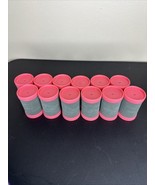 Conair More Big Curls CHV14N 12 Replacement Hot Rollers Jumbo Pink NO CLIPS - $29.21 CAD
