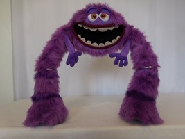 DISNEY Store Pixar Plush Monsters Inc University ART Purple Monster SAMPLE rare - £47.49 GBP