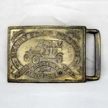 Vintage Belt Buckle Henry Ford Detroit Model T Automobiles Record Year Gold - £35.81 GBP