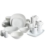Gibson Home Amelia Court Porcelain Dinnerware Set Service for 6 (39 pcs)... - $89.09