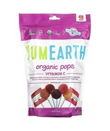 YumEarth Organic Pops Vitamin C Assorted Flavors 40 Pops 8.7 Oz - £13.37 GBP