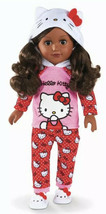 My Life As Hello Kitty 18&quot; Poseable Doll African American Htf New Dark Hair - £79.94 GBP