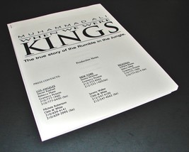 1996 WHEN WE WERE KINGS Movie Press Kit Production Notes Pressbook Muhammad Ali - $12.99