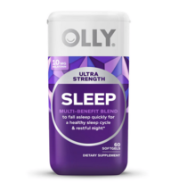 OLLY Ultra Strength Sleep Melatonin Magnesium, L-Theanine, 60 Softgels - £35.40 GBP