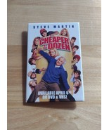 2004 Steve Martin CHEAPER BY THE DOZEN DVD &amp; VHS Movie Promo Pin BLOCKBU... - £5.34 GBP