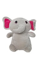 Greenbrier Elephant Plush Toy Gray Stuffed Animal Pink Ears Soft And Cud... - $396.87 MXN