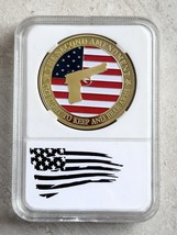 US The 2ND Amendment Gun Control Right to Bear Arms Commemorative Challenge Coin - £11.47 GBP