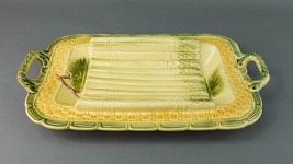 William Sonoma By Barbara Eigen Italian Majolica Asparagus Platter Tray (Read) - £31.33 GBP