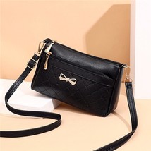 Women Bowknot Leather Small Handbags Female Shoulder Crossbody Bag High Quality  - £18.44 GBP
